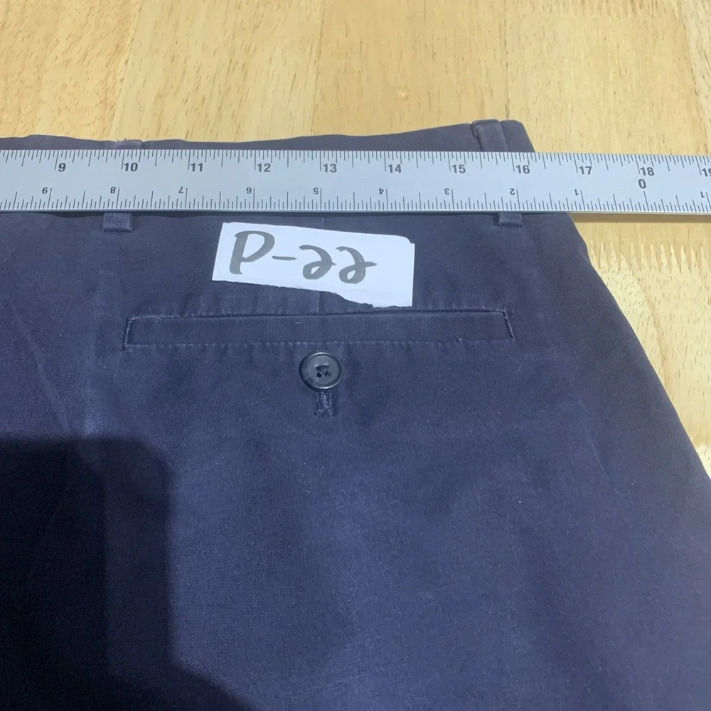 Banana Republic 33x34 Navy Blue Mason Slim Fit‎ Taper Rapid Movement Chino Pants